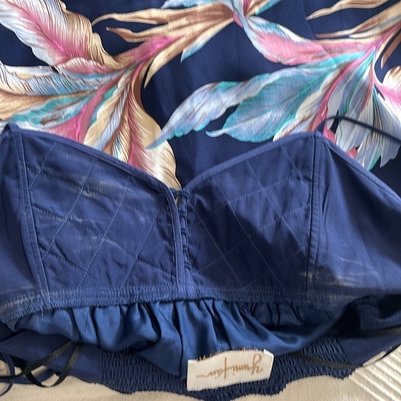 Yumi Kim Silk Floral Mini Dress Size Small - Picture 7 of 8